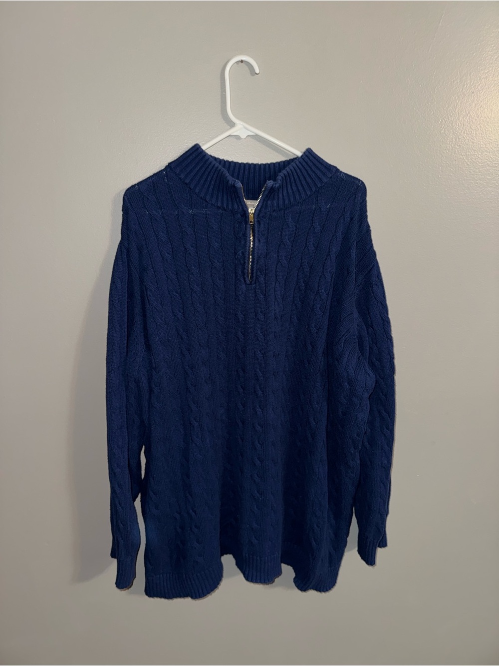 Women’s Woman Within Quarter Zip Sweater